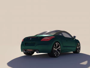 Peugeot RCZ II 3D Model