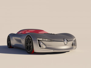 Renault Trezor Concept 3D Model
