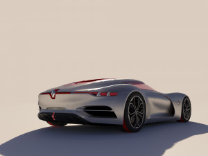 Renault Trezor Concept 3D Model