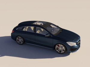 Mercedes Benz CLA I Shooting Brake 3D 모델