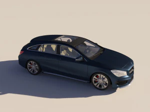 Mercedes Benz CLA I Shooting Brake 3D Model