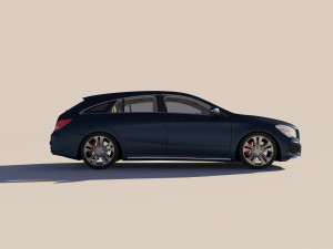 Mercedes Benz CLA I Shooting Brake 3D 모델