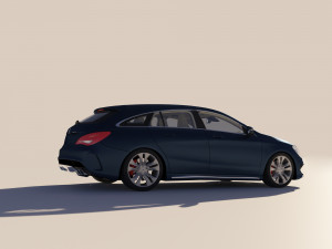 Mercedes Benz CLA I Shooting Brake 3D 모델