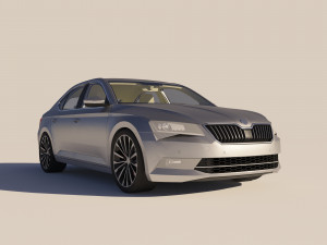 Skoda SuperB IV 3D Модель