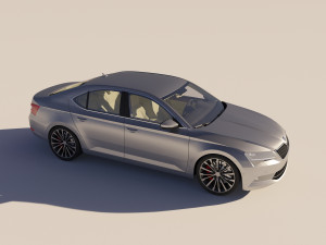 Skoda SuperB IV 3D Модель