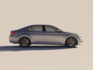 Skoda SuperB IV 3D Модель