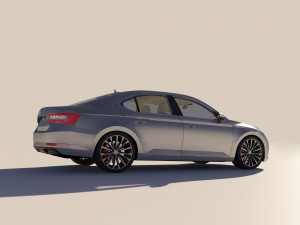 Skoda SuperB IV 3D Модель
