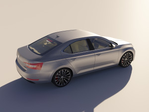 Skoda SuperB IV 3D Модель