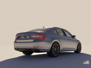 Skoda SuperB IV 3D Модель