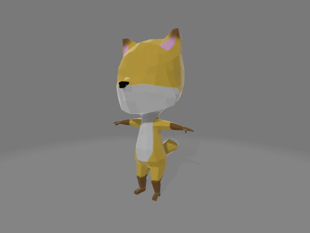 Fox3D 3D Model .c4d .max .obj .3ds .fbx .stl .blend 