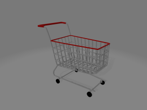 Shopping cart 3Dモデル