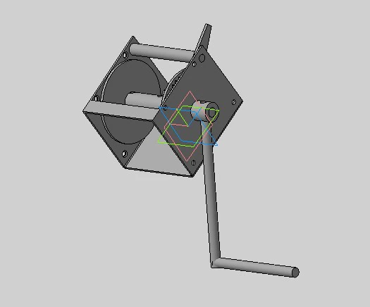 Winchhoist 3D Model .c4d .max .obj .3ds .fbx .stl .blend 