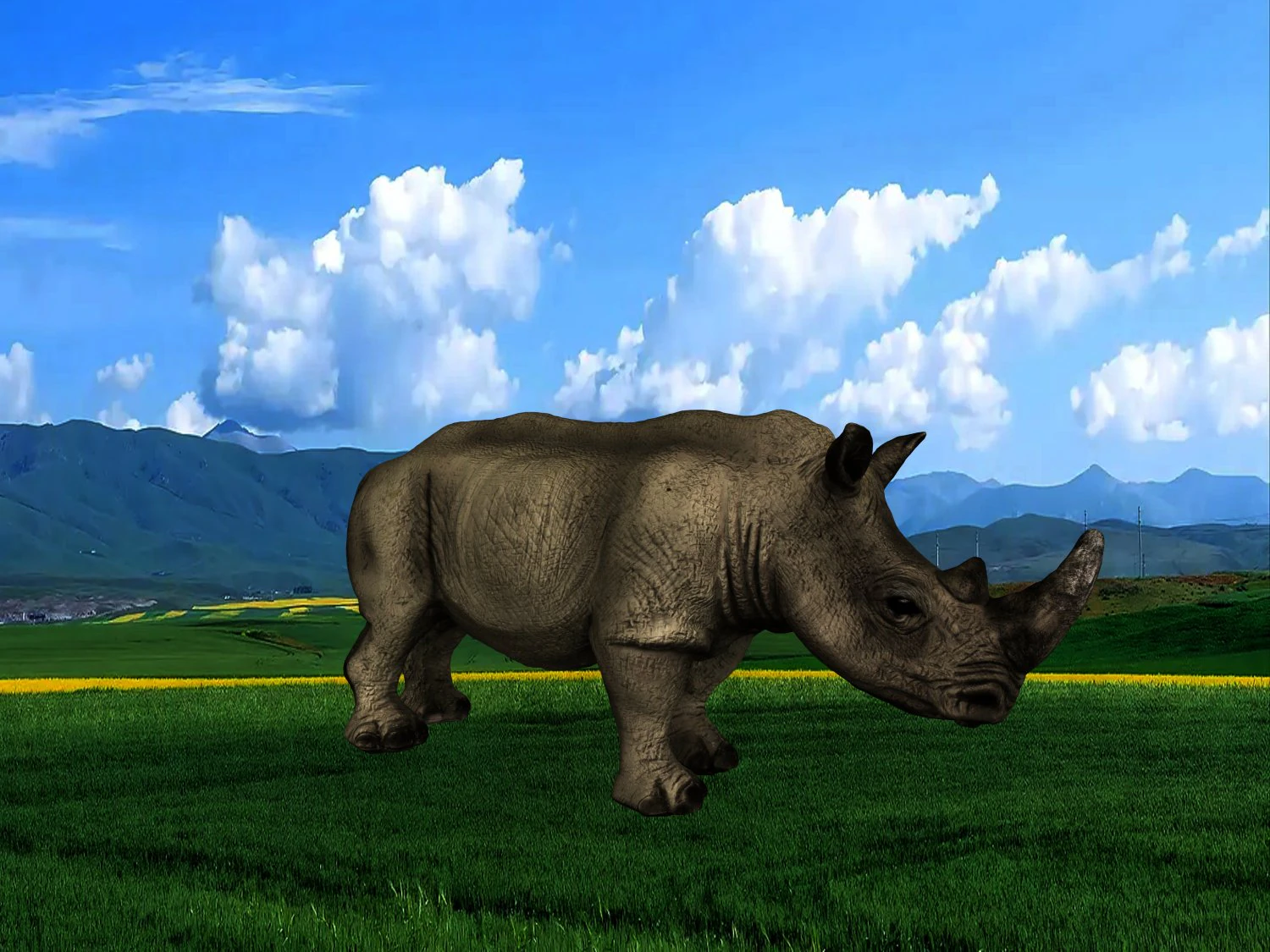 Rhino 3D Model .c4d .max .obj .3ds .fbx .stl .blend 