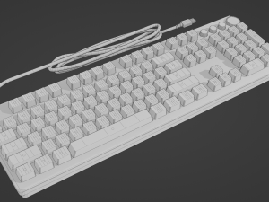 Razer Huntsman V2 Mechanical Keyboard Model 3D