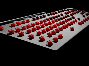 Razer Huntsman V2 Mechanical Keyboard Model 3D