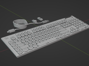 Logitech G915 Wireless Mechanical Keyboard Modello 3D