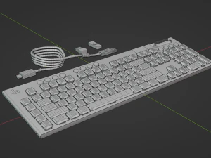 Logitech G915 Wireless Mechanical Keyboard 3D Model