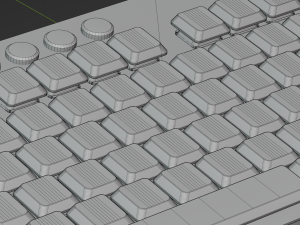 Logitech G915 Wireless Mechanical Keyboard Modello 3D