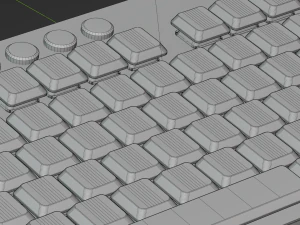 Logitech G915 Wireless Mechanical Keyboard 3D Model