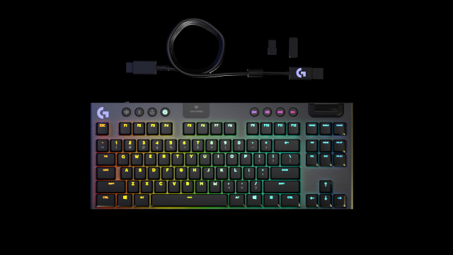 Logitech G Series G915 TKL Tenkeyless LIGHTSPEED Wireless RGB Mechanical  Gaming Keyboard, Black 