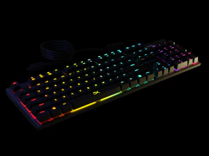 HyperX アロイ Origins ワイヤレス RGB メカニカル ゲーミング キーボード 3Dモデル