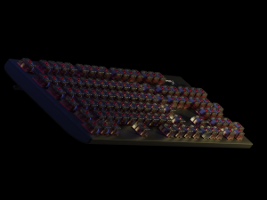 HyperX Alloy Origins Wireless RGB Mechanical Gaming Keyboard Modello 3D