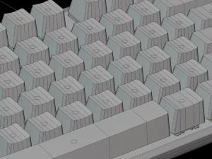 HyperX Alloy Origins Wireless RGB Mechanical Gaming Keyboard 3D Model