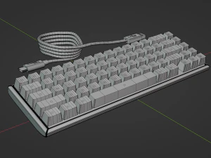 HyperX Alloy Origins 65 RGB Mechanical Gaming Keyboard 3D Model