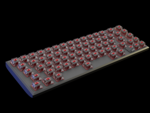 HyperX Alloy Origins 65 RGB Mechanical Gaming Keyboard 3D Model