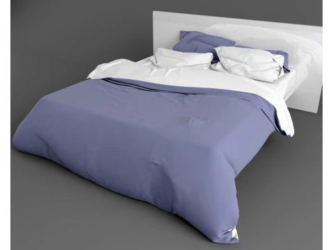 美しいベッド 3Dモデル