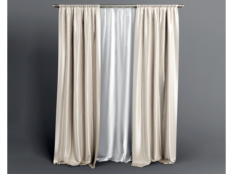 Beautiful Curtain 3Dモデル
