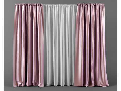 Curtain 3Dモデル