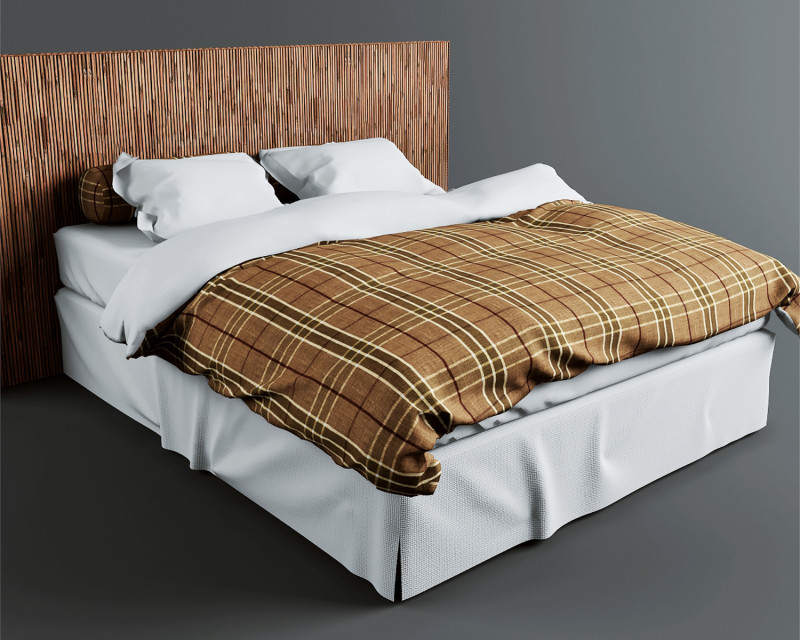 Wonderful bed Modèle 3D .c4d .max .obj .3ds .fbx .stl .blend 