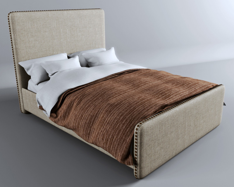 Bed 3Dモデル .c4d .max .obj .3ds .fbx .stl .blend 