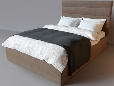 Bed Pufetto Lucca 3Dモデル