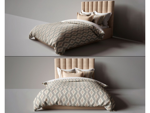 Bed Pufetto Belluno 3Dモデル