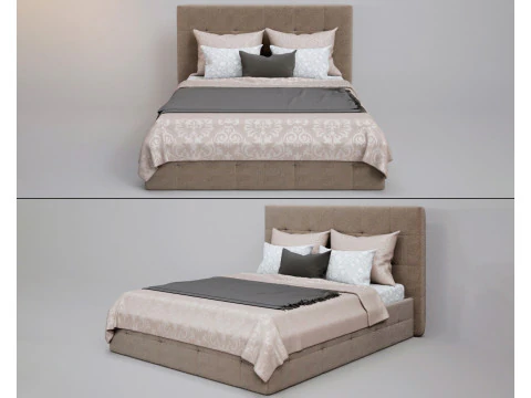 ベッド プフェット ディマロ 3Dモデル