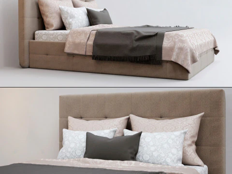 Bed Pufetto Dimaro 3D Model