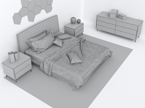 Bed Calligaris DIXIE 3Dモデル