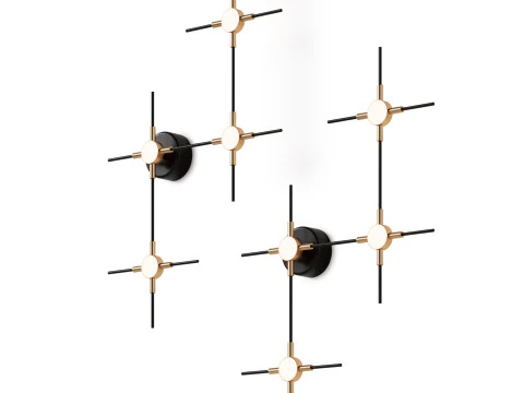 Candeeiro de parede instant&acirc;neo Lampatron Modelo 3D