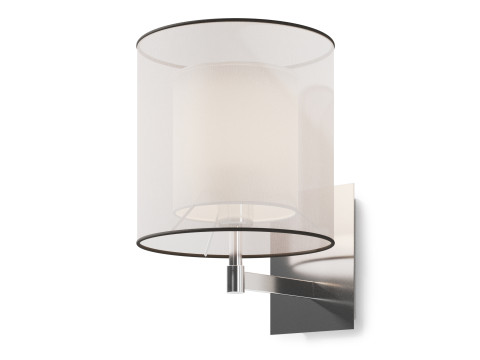 Faro SABA Matt nickel wall lamp 3D Model