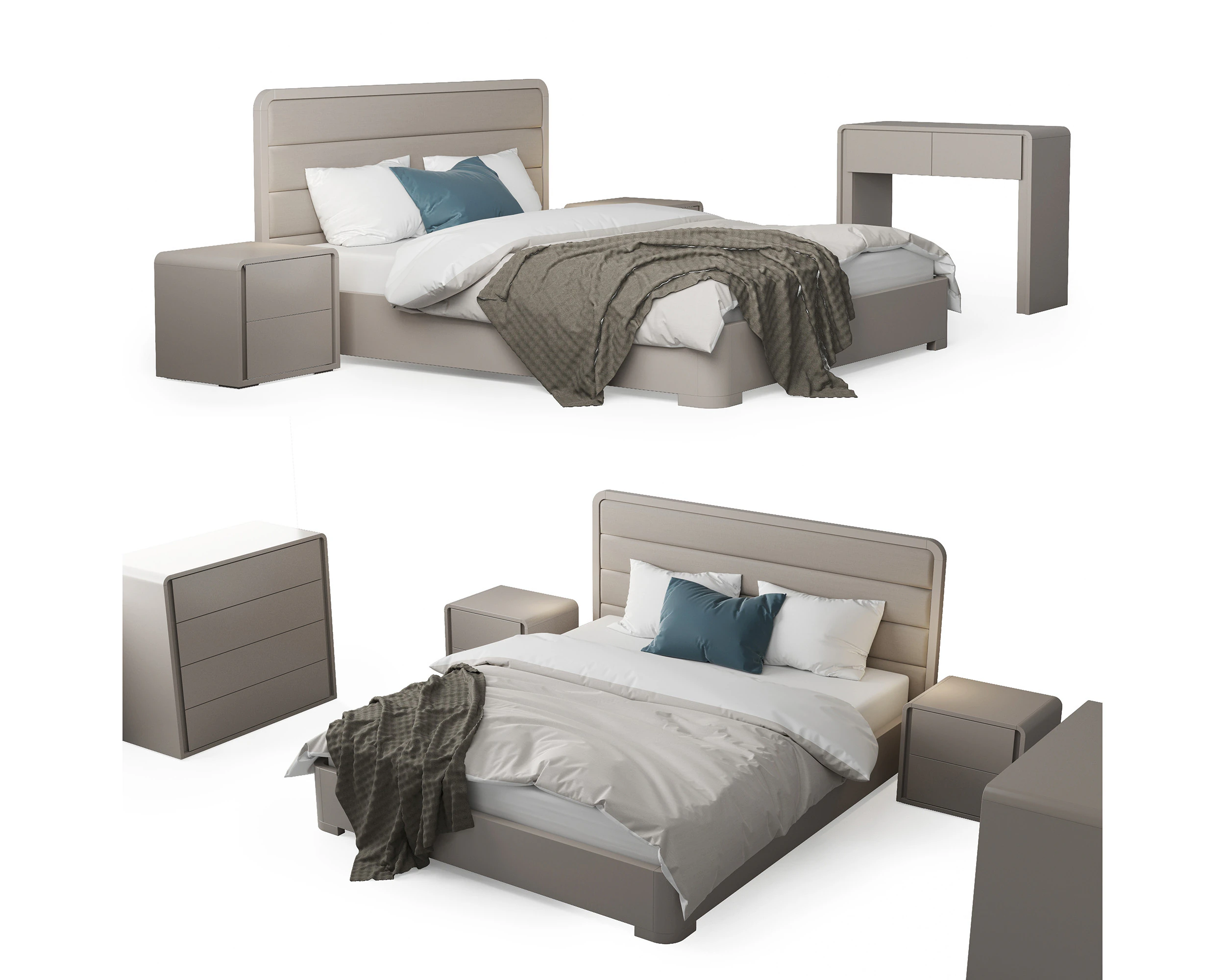 Cama Merx Rovena Modelo 3D .c4d .max .obj .3ds .fbx .stl .blend 