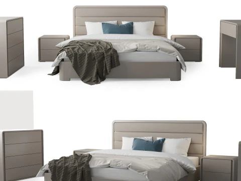 Cama Merx Rovena Modelo 3D