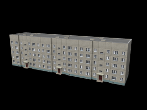 Russian panel house 3D Модель