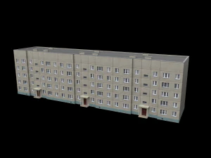 Casa de painel russa Modelo 3D