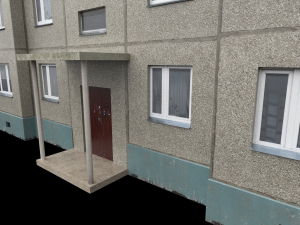 Russian panel house Modelo 3D