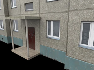 Russian panel house 3D Model