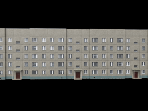 Russian panel house Modelo 3D