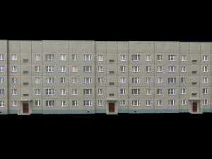 Russian panel house 3D Model