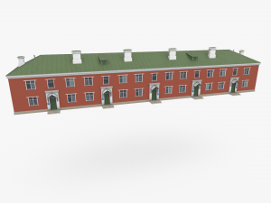 Two-storey residential house 3D Model
